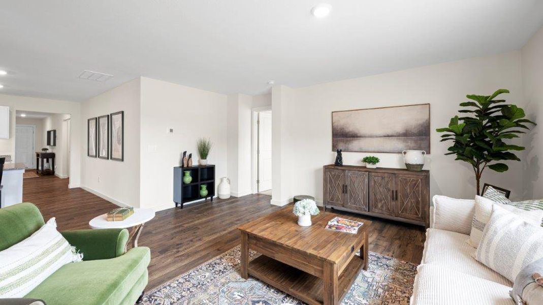 Furnished interior in a model home at The Preserve at Davis Place in Athens (Image 24).