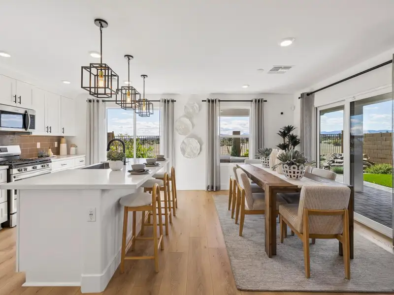 Furnished interior in a model home at South Ranch Southern Collection in Prescott (Image 6).