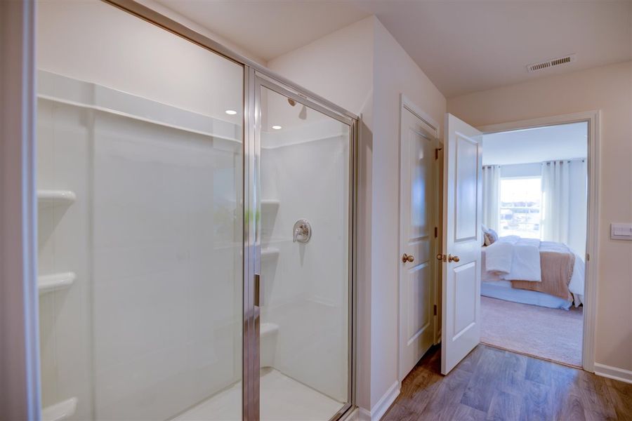 Furnished interior in a model home at Carter Ridge in Greenville (Image 29).