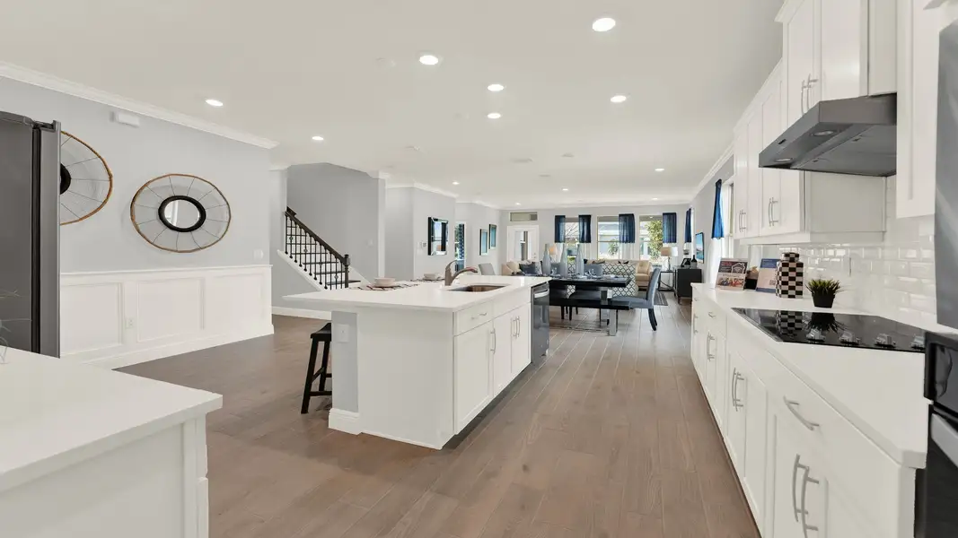 Furnished interior in a model home at Waterleigh in Winter Garden (Image 5).
