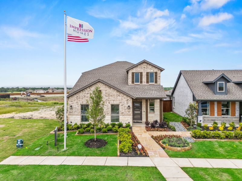 Front exterior of a home in the Northspur community, located in Terrell, TX (Image 4).