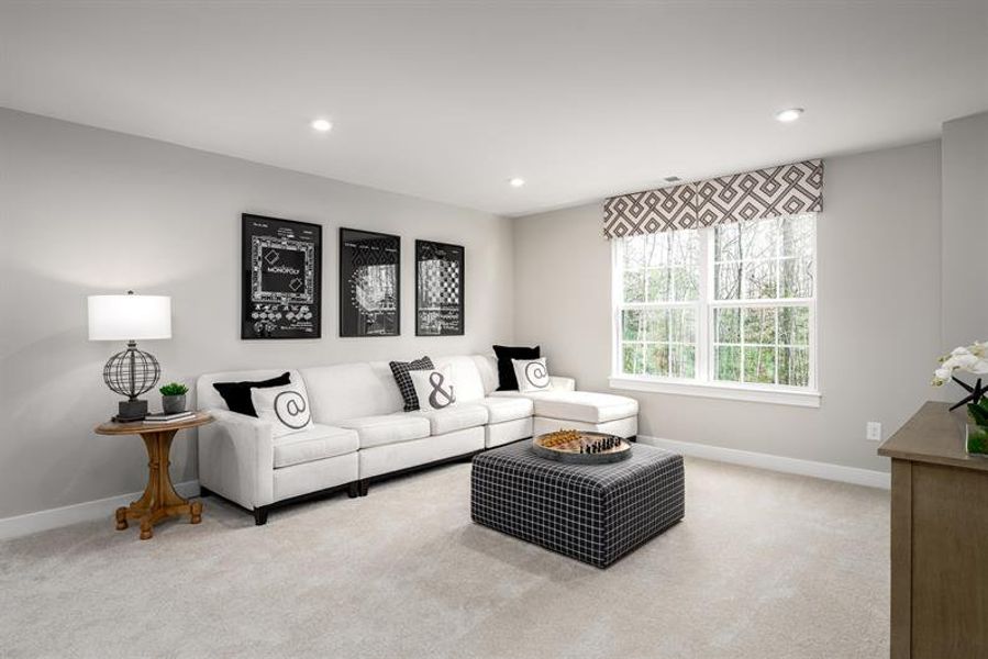 Furnished interior in a model home at Grande Dunes North Village Estates in Myrtle Beach (Image 9).