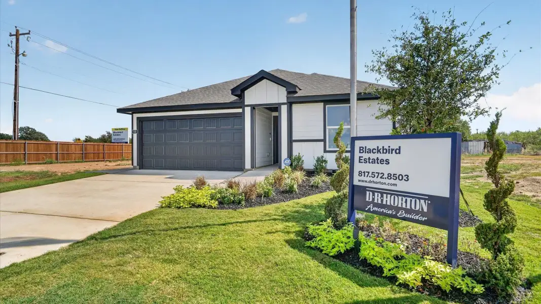 Front exterior of a home in the Blackbird Estates community, located in Mineral Wells, TX (Image 9).