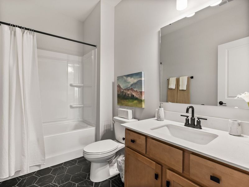 Furnished interior in a model home at Tillery Tradition in Mount Gilead (Image 11).