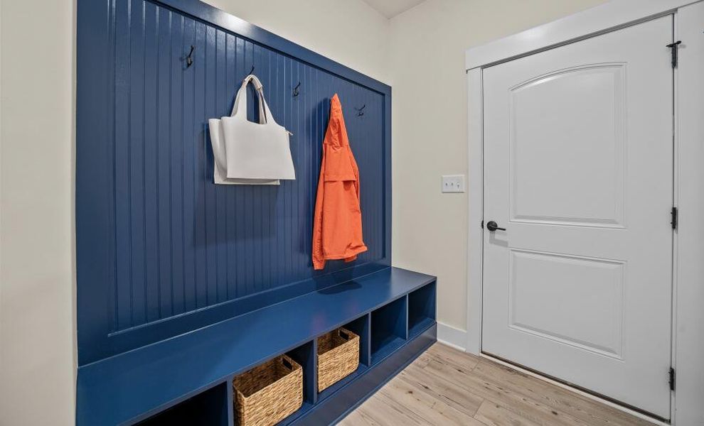 Furnished interior in a model home at Twin Creek Forsyth in Kernersville (Image 19).