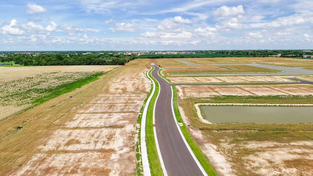 Site preparation and early development at The Courtyards at Waterford Reserve in Maize, KS (Image 2).