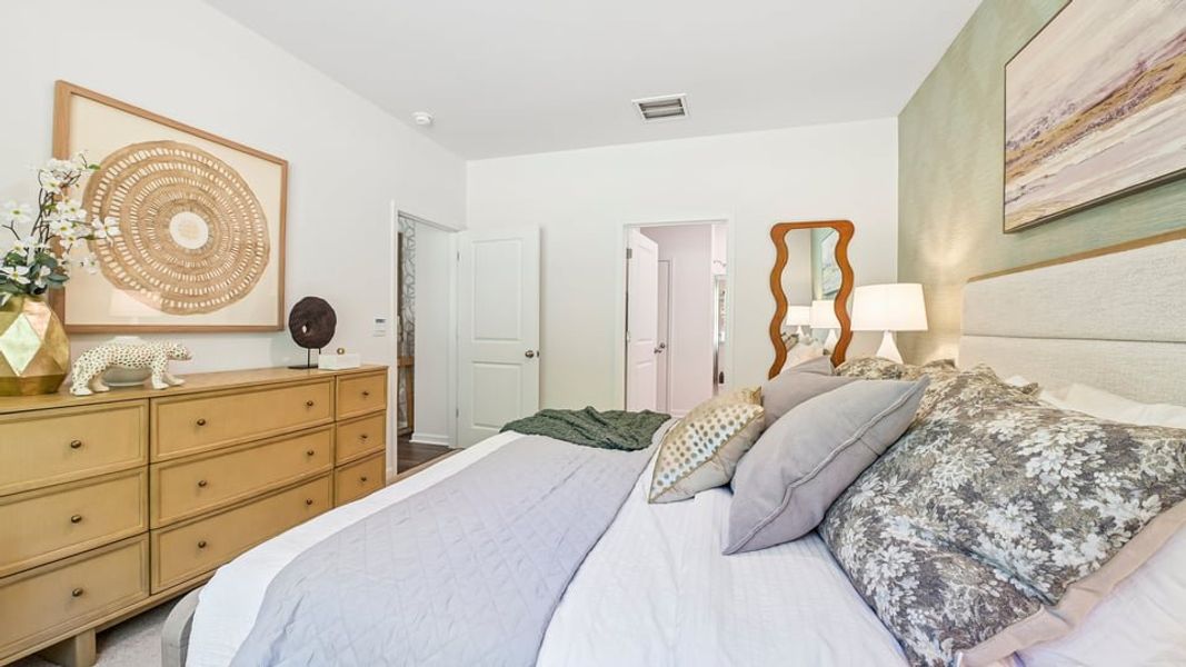 Furnished interior in a model home at The Villas at Laurel Oaks in Sanford (Image 23).