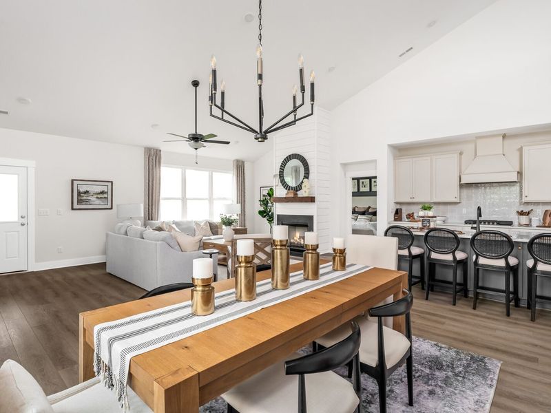 Furnished interior in a model home at Woods Crossing in Gallatin (Image 12).