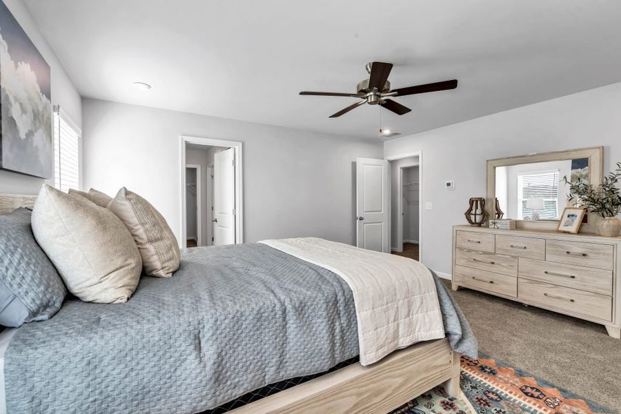 Furnished interior in a model home at The Reserve at Chapel Hill Phase II in Douglasville (Image 20).