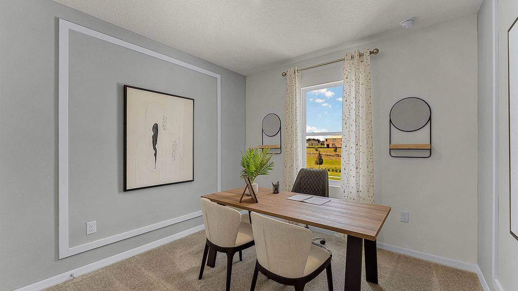 Furnished interior in a model home at Oak Pointe in Apopka (Image 32). Furnished interior in a model home at Oak Pointe in Apopka (Image 32).