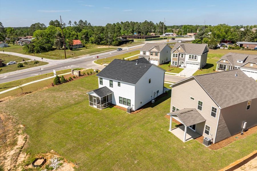 Aerial view of the Camellia Park community in Thomson, GA, showing layout and nearby surroundings (Image 11).