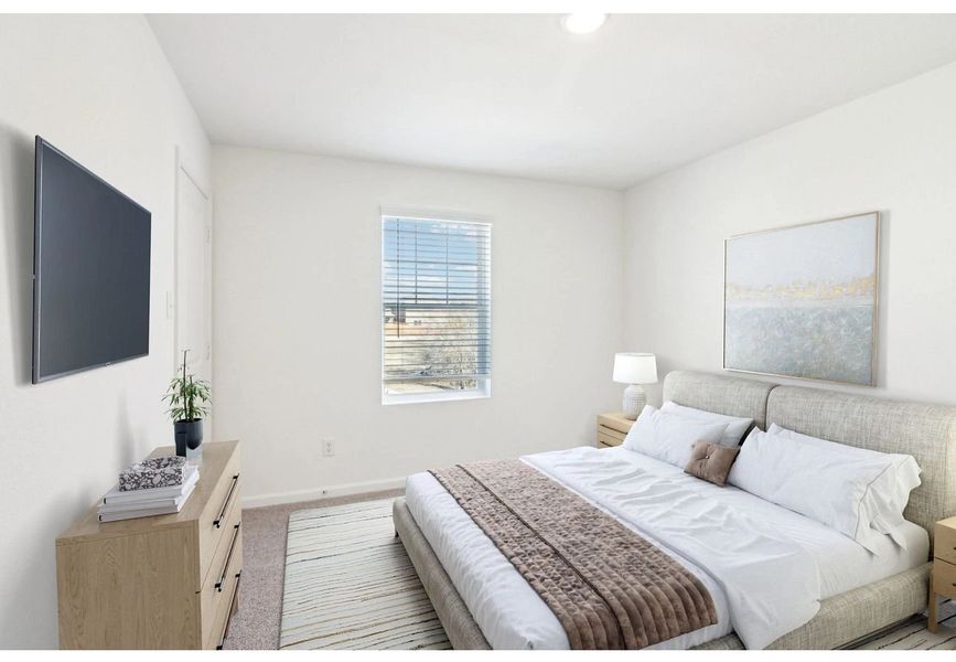 Furnished interior in a model home at Sunrise at Arbor Ridge in La Vergne (Image 8). Furnished interior in a model home at Sunrise at Arbor Ridge in La Vergne (Image 8).