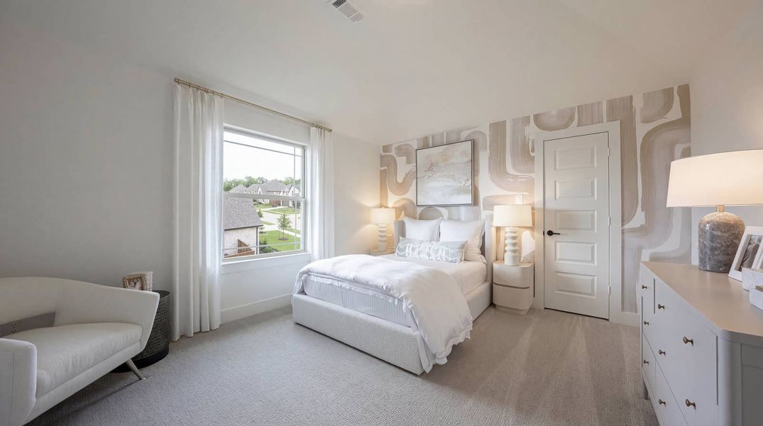 Furnished interior in a model home at Birdsong in Mansfield (Image 16).