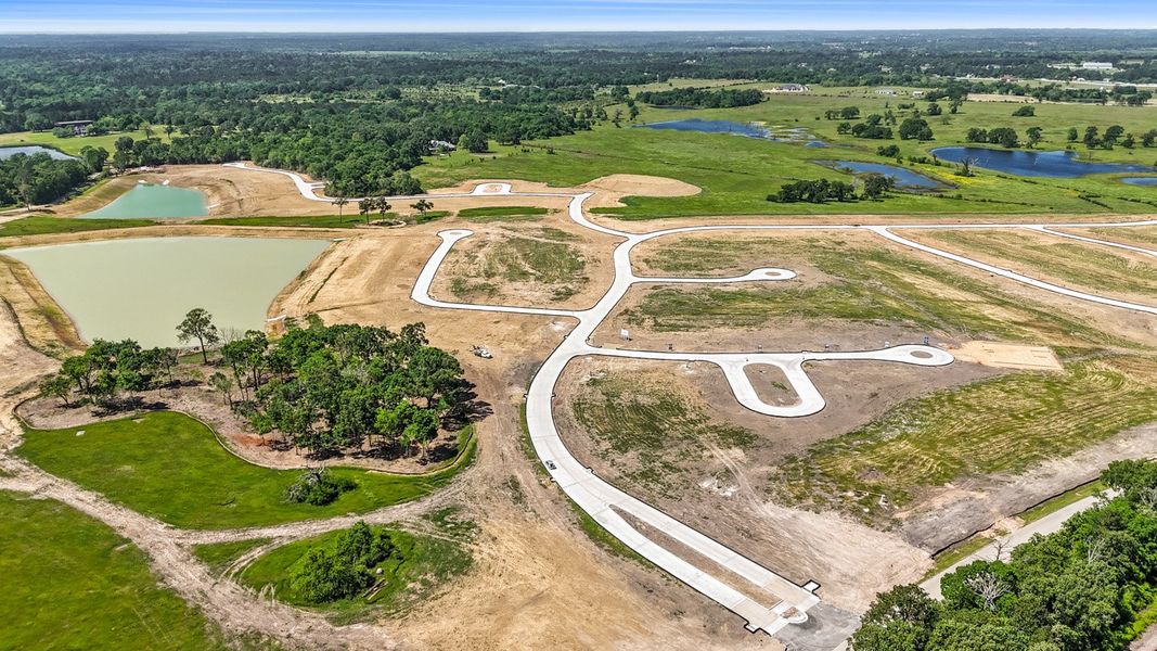 Site preparation and early development at Briarley in Montgomery, TX (Image 33).