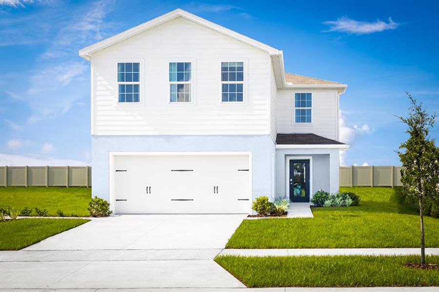 A two-story layout that grows with your family. A two-story layout that grows with your family.