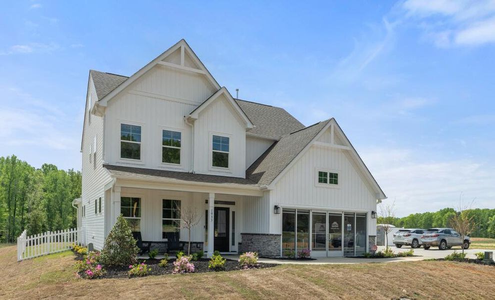 Front exterior of a home in the Monterra community, located in Kernersville, NC (Image 2).