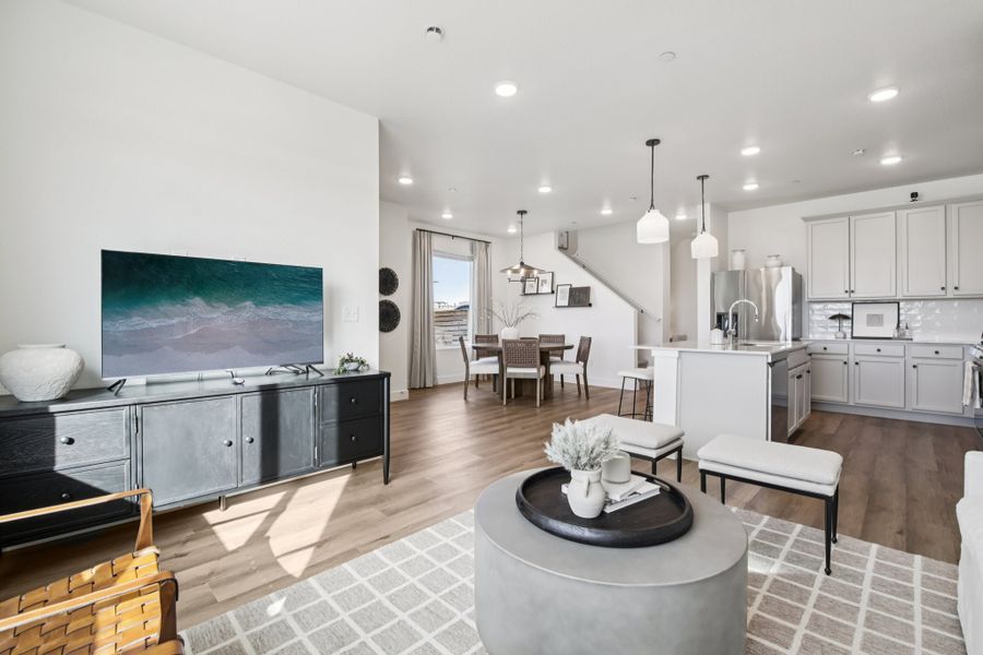 Furnished interior in a model home at Timnath Ranch Townhomes in Timnath (Image 21). Furnished interior in a model home at Timnath Ranch Townhomes in Timnath (Image 21).