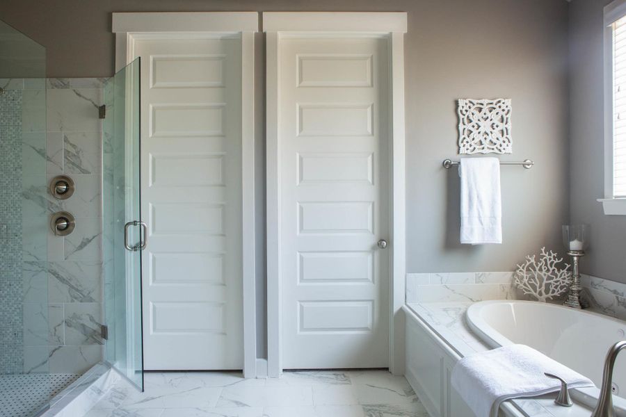 Furnished interior in a model home at White Oak in Arlington (Image 32).