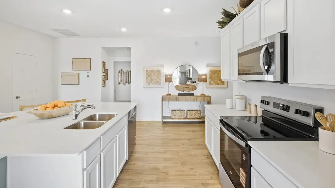 Furnished interior in a model home at Wildwood Estates in Nolanville (Image 6).