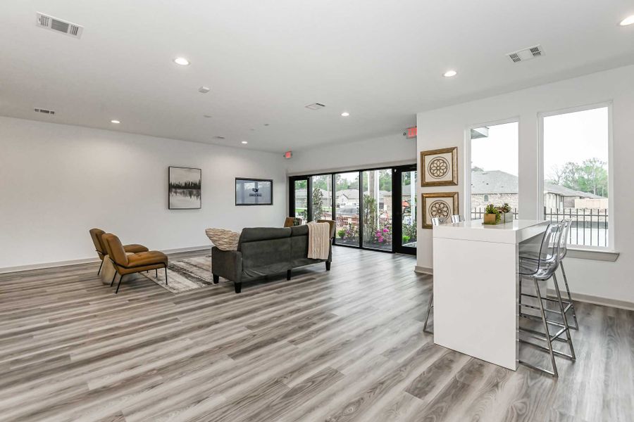 Furnished interior in a model home at Springwood in Beaumont (Image 8).
