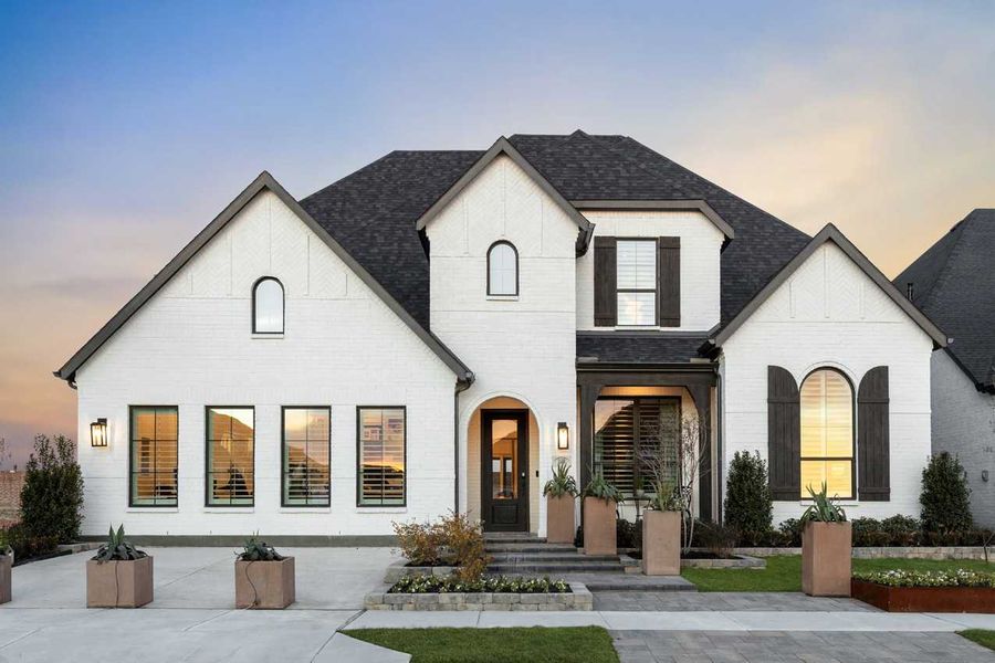 Front exterior of a home in the Wildflower Ranch: Artisan Series - 60ft. lots community, located in Fort Worth, TX (Image 4).