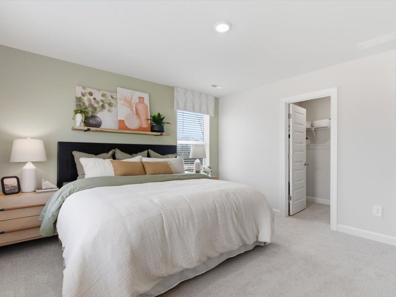 Furnished interior in a model home at Crossing at Abner Creek Townes in Greer (Image 12). Furnished interior in a model home at Crossing at Abner Creek Townes in Greer (Image 12).