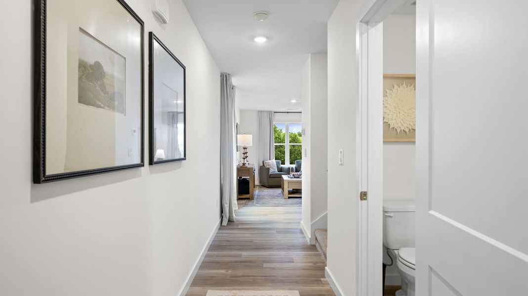 Furnished interior in a model home at Owensby Farms Townhomes in Dayton (Image 7).