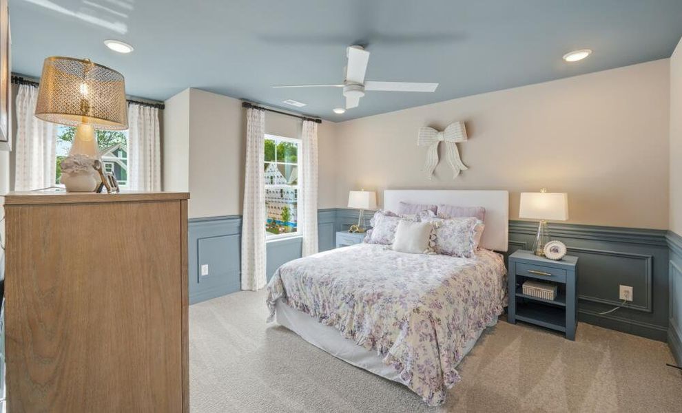 Furnished interior in a model home at Caldwell Forest in Charlotte (Image 17). Furnished interior in a model home at Caldwell Forest in Charlotte (Image 17).