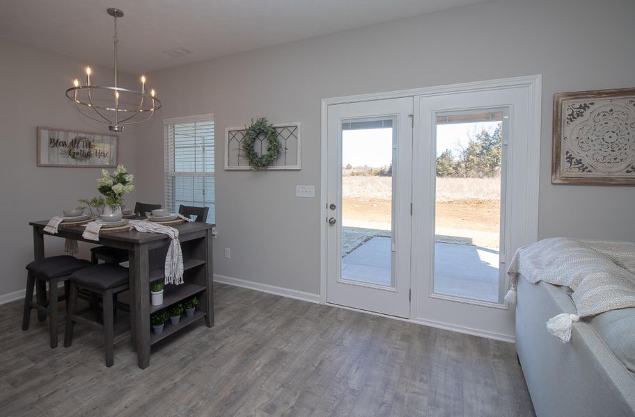 Furnished interior in a model home at Jackson Towne in Murfreesboro (Image 30). Furnished interior in a model home at Jackson Towne in Murfreesboro (Image 30).