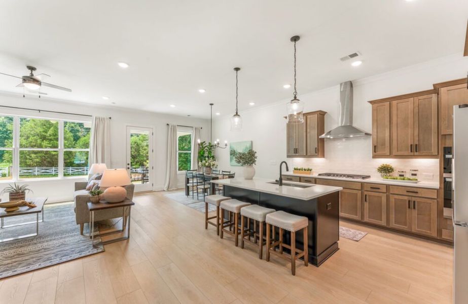 Furnished interior in a model home at Bellhaven in Smyrna (Image 9).