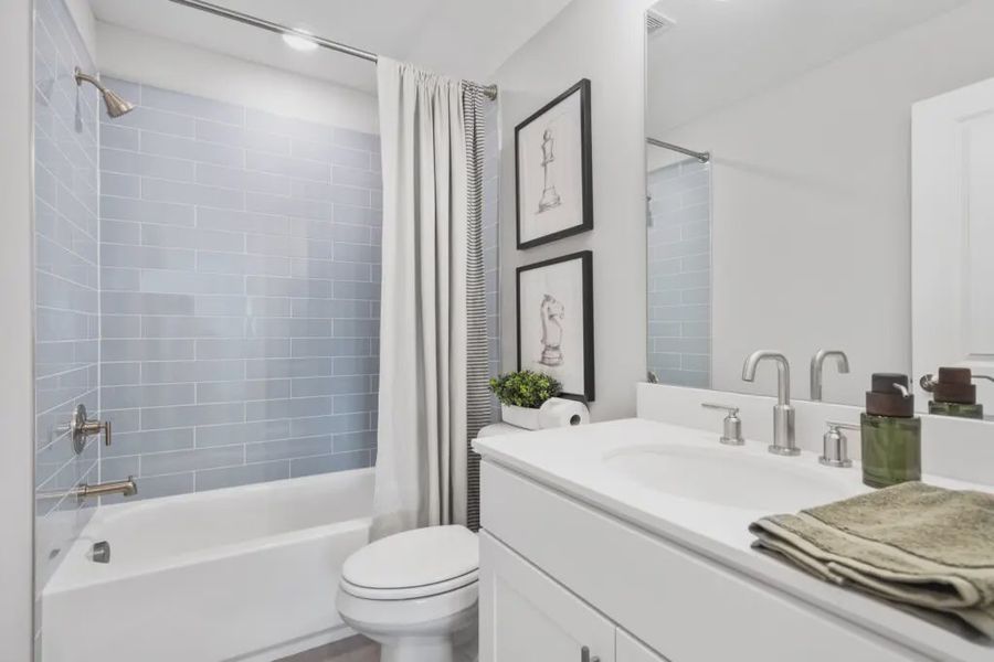Furnished interior in a model home at The Reserve at Bells Ferry in Kennesaw (Image 51).