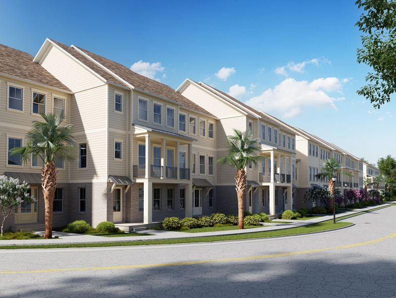 Designed with Daniel Island’s signature charm — modern townhomes made for today’s lifestyle