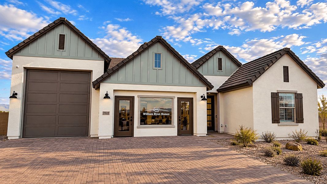 Front exterior of a home in the Silver Cross community, located in Florence, AZ (Image 26). Front exterior of a home in the Silver Cross community, located in Florence, AZ (Image 26).