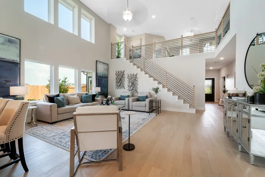 Furnished interior in a model home at Bluestem in Brookshire (Image 6). Furnished interior in a model home at Bluestem in Brookshire (Image 6).