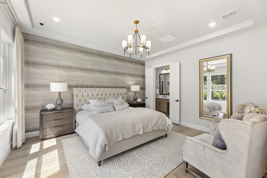 Furnished interior in a model home at The Highlands in Rockwall (Image 37). Furnished interior in a model home at The Highlands in Rockwall (Image 37).