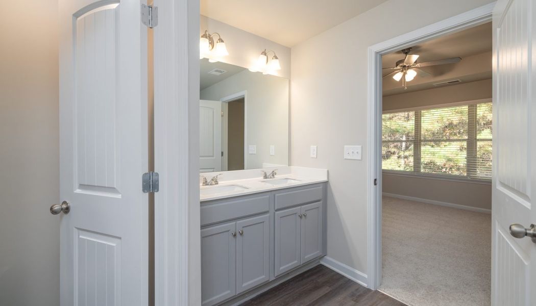 Furnished interior in a model home at Turtle Creek Villas in Winder (Image 24). Furnished interior in a model home at Turtle Creek Villas in Winder (Image 24).