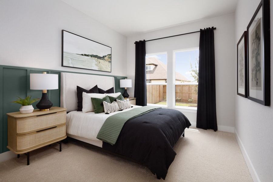 Furnished interior in a model home at Megan's Landing in Castroville (Image 23). Furnished interior in a model home at Megan's Landing in Castroville (Image 23).
