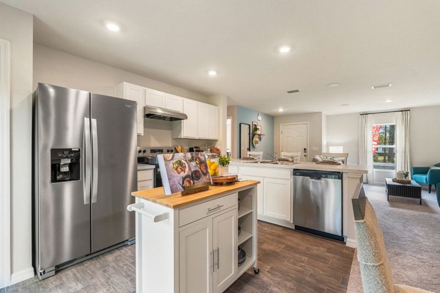 Furnished interior in a model home at Flagler Estates in Hastings (Image 7). Furnished interior in a model home at Flagler Estates in Hastings (Image 7).