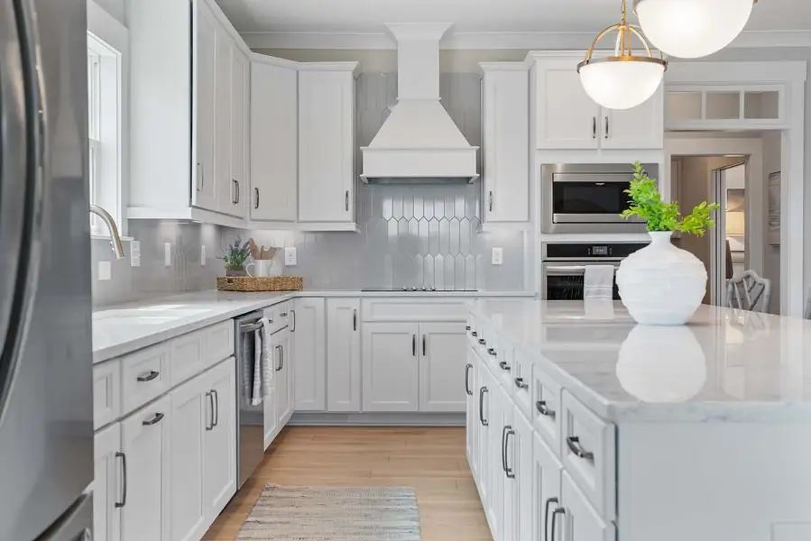 Furnished interior in a model home at Osprey Landing in Southport (Image 4). Furnished interior in a model home at Osprey Landing in Southport (Image 4).