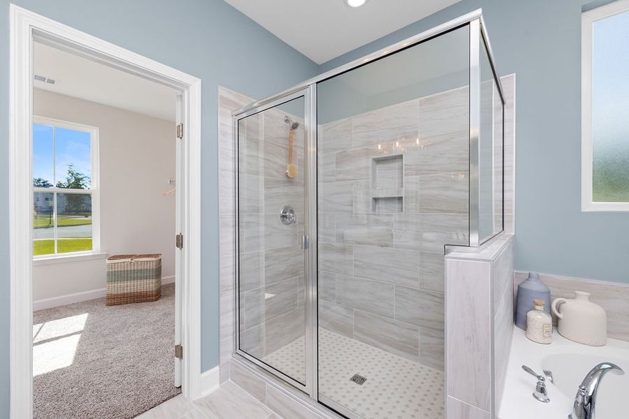 Furnished interior in a model home at Ramsey Landing in Rincon (Image 20).