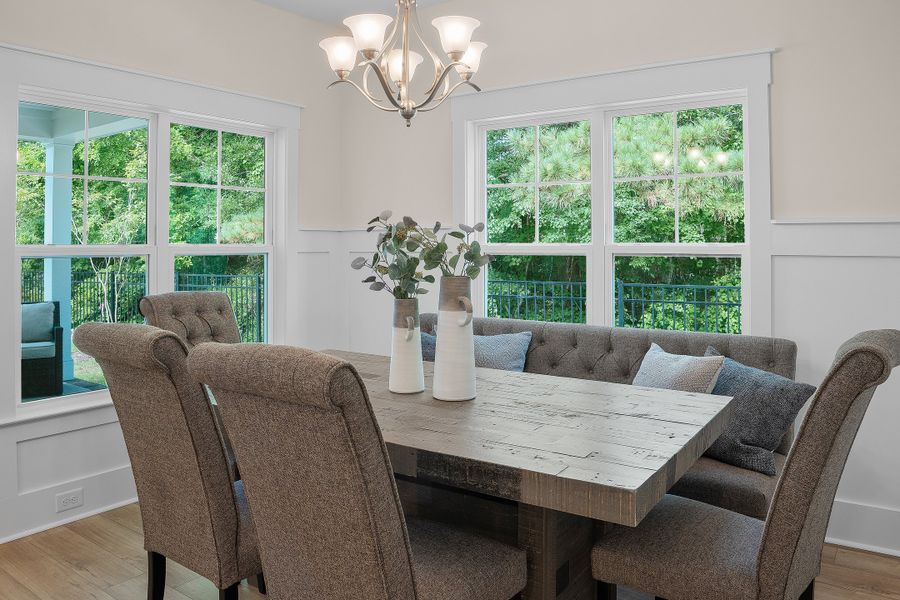 Furnished interior in a model home at The Sanctuary at Sunset Beach in Sunset Beach (Image 20).