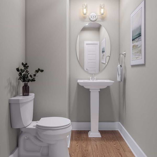 Furnished interior in a model home at Chatham Park in Pittsboro (Image 51).