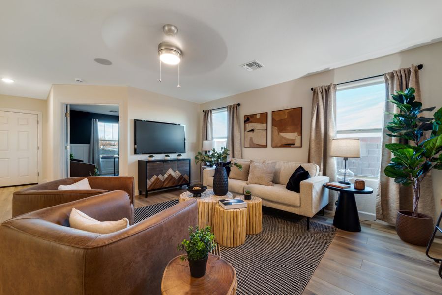 Furnished interior in a model home at Perkinsville in Chino Valley (Image 10). Furnished interior in a model home at Perkinsville in Chino Valley (Image 10).