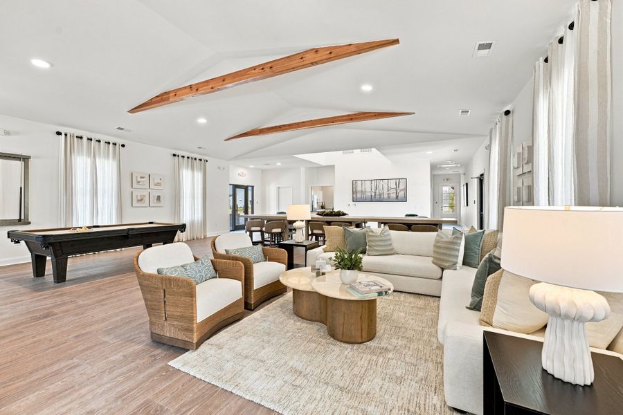Furnished interior in a model home at Marshfield: Signature in Longs (Image 10).