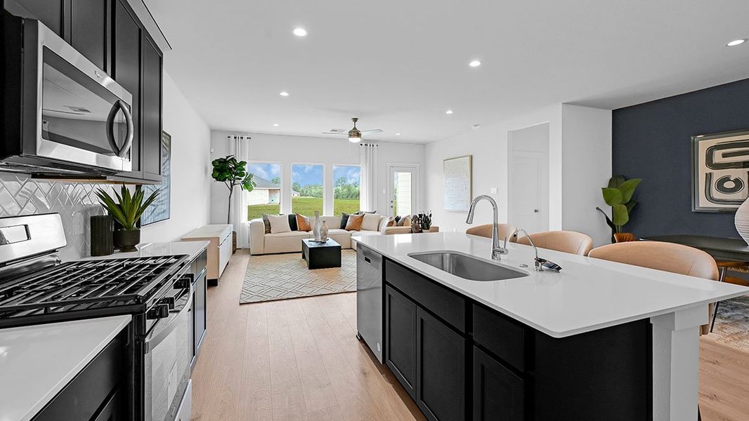 Furnished interior in a model home at Sorrento in Richmond (Image 30).