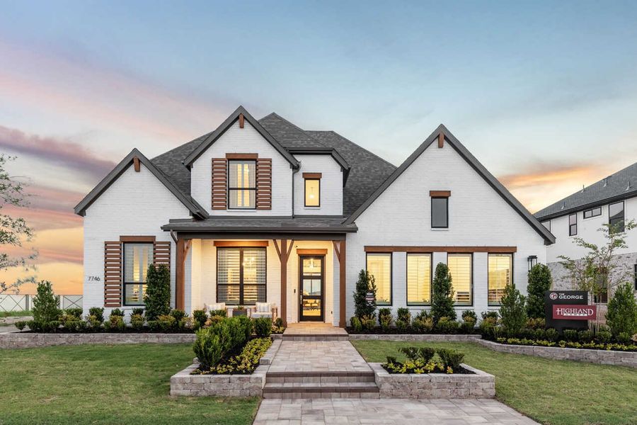 Front exterior of a home in the The George community, located in Richmond, TX (Image 5).