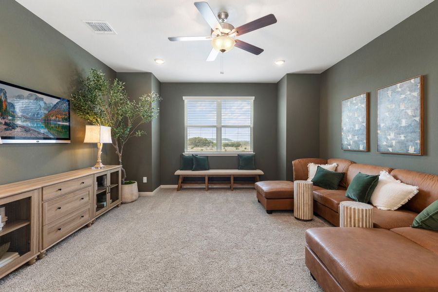 Furnished interior in a model home at The Reserve at Turnbo Ranch in Killeen (Image 26). Furnished interior in a model home at The Reserve at Turnbo Ranch in Killeen (Image 26).
