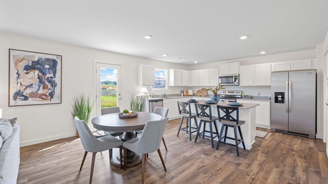 Furnished interior in a model home at Powell Meadows in Cleveland (Image 8).