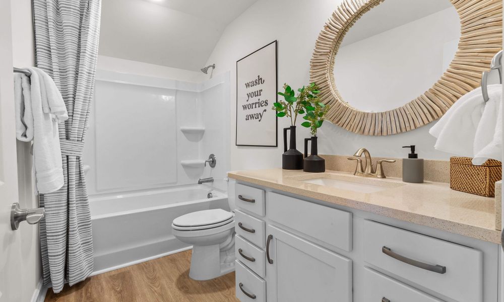 Furnished interior in a model home at Bridgewater - Waterside Village in Little River (Image 37).