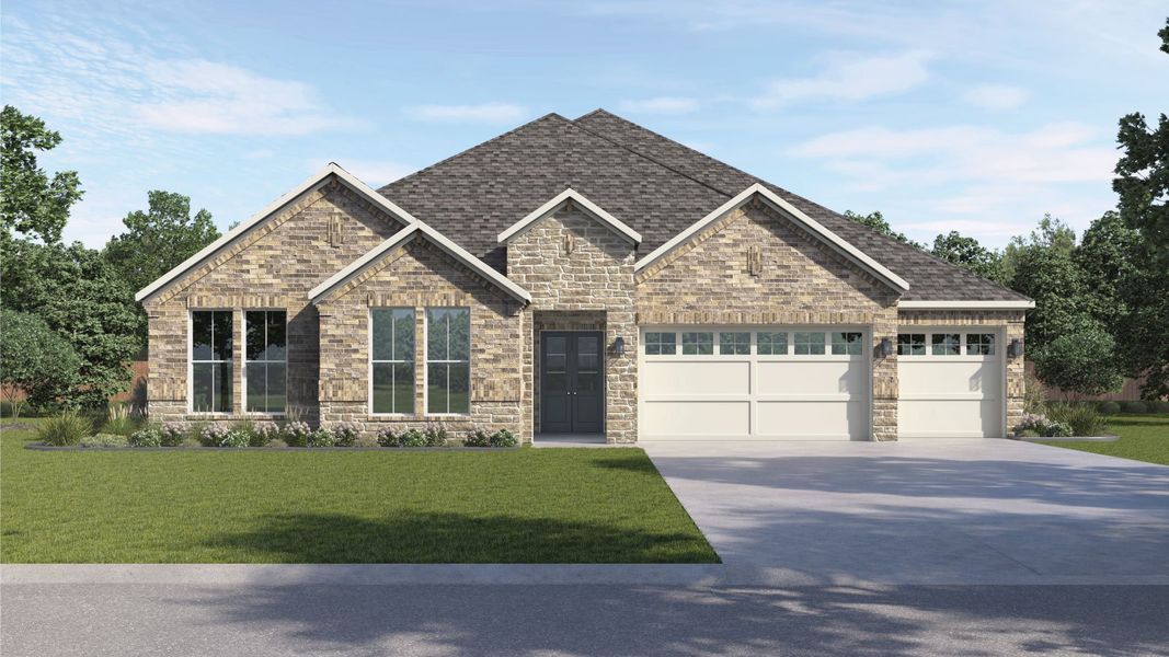Front exterior of a home in the Sola Vista at West Cypress Hills community, located in Spicewood, TX (Image 3). Front exterior of a home in the Sola Vista at West Cypress Hills community, located in Spicewood, TX (Image 3).